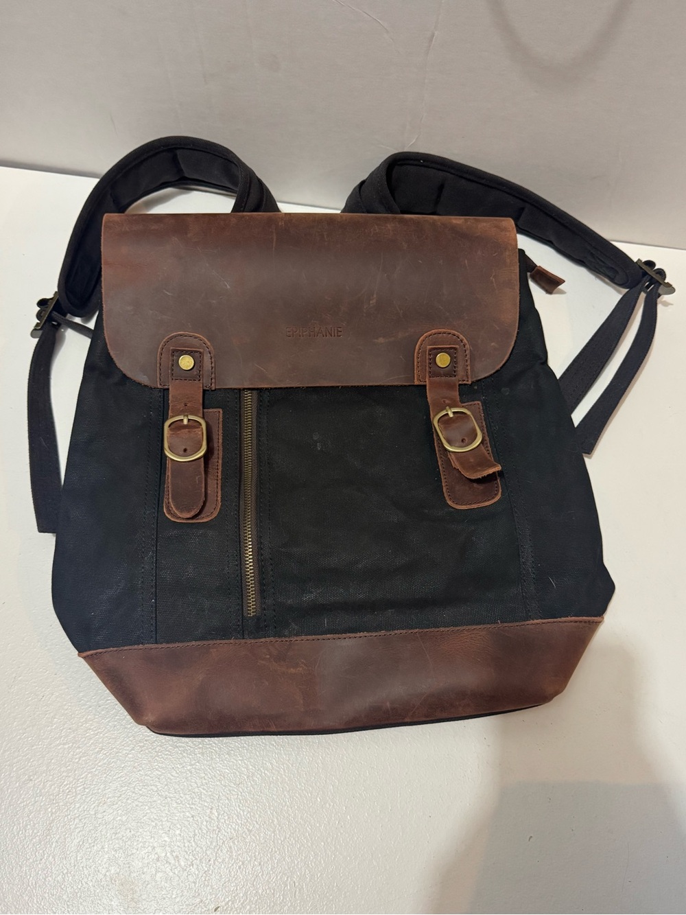 Ephiphanie leather Camera bag bag backpack